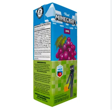 SUCO PRONTO TIAL MINECRAFT UVA 200ML