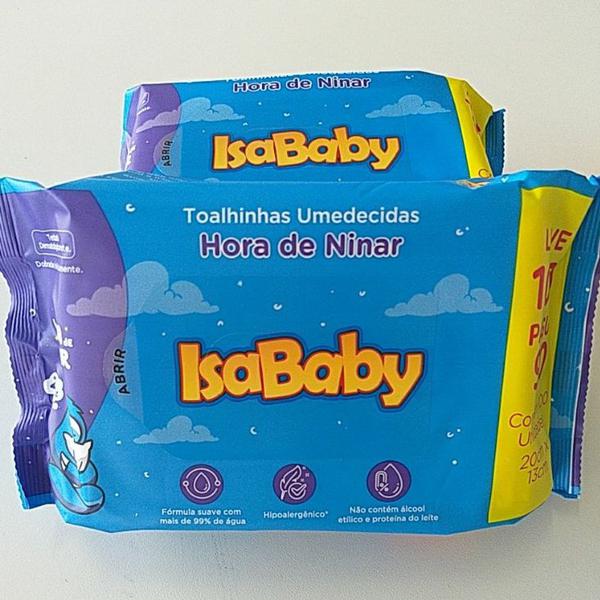 TOALHA UMEDECIDA ISABABY HORA DE NINAR LEVE 100 PAGUE 90