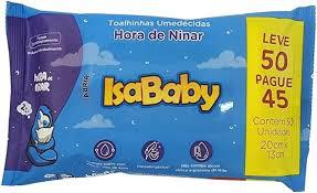 TOALHA UMEDECIDA ISABABY HORA DE NINAR LEVE 50 PAGUE 45