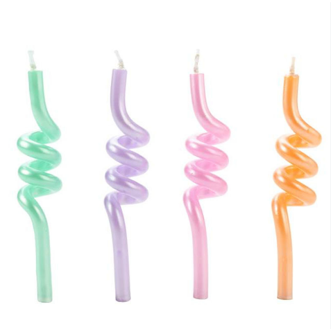 VELA PALITO REGINA TUBO CANDY COLORS COM 4UN