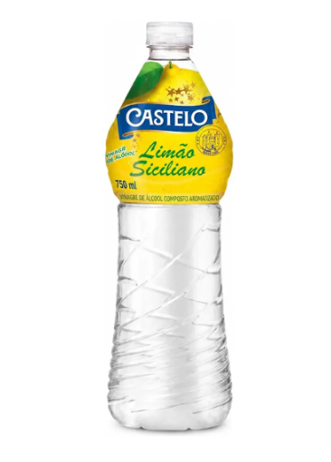 VINAGRE CASTELO ALCOOL COMPOSTO LIMAO SICILIANO 750ML