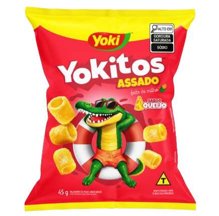 YOKITOS TUBINHOS QUEIJO ASSADO 45GR