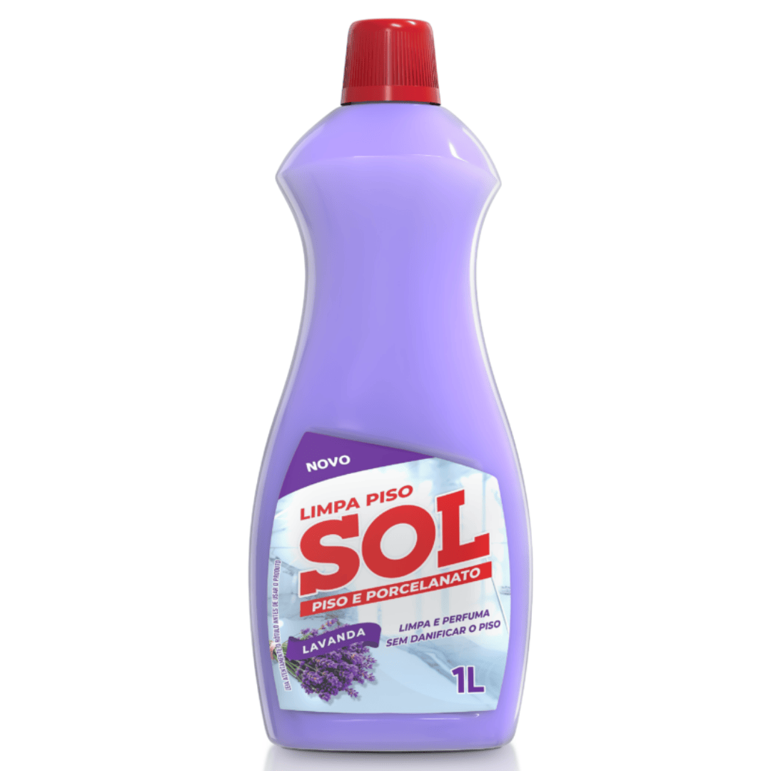Limpa Piso e Porcelanato Sol Lavanda, 1L