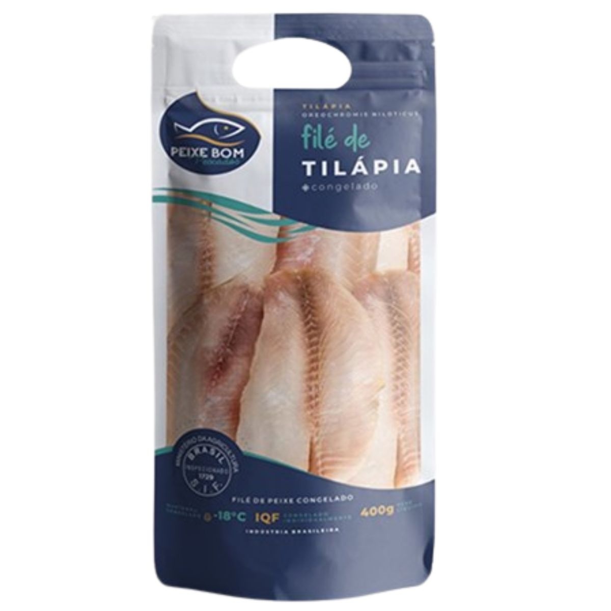 Filé de Tilápia Peixe Bom, 800g