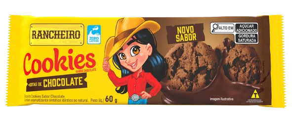 BISC RANCHEIRO COOKIES CHOCOLAT 60G