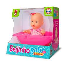 BONECA MEU BEIJINHO BABY BANHO