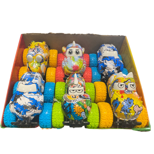 BRINQUEDO CARRINHOS PINTADOS UND