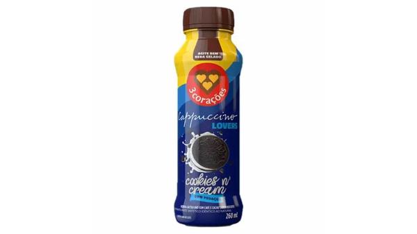 CAPPUCCINO 3 CORACOES COOKIES 260ML