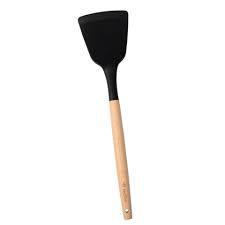 ESPATULA SILICONE CABO MADEIRA RETA
