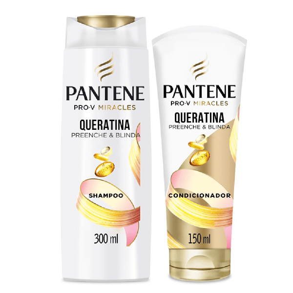 KIT PANTENE SHAMPOO QUERATINA 300ML
