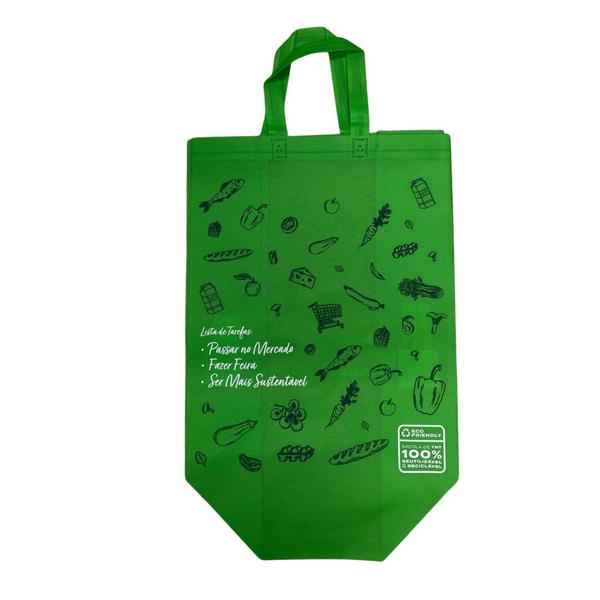 SACOLA TNT ECOLOGICA VERDE 33X42