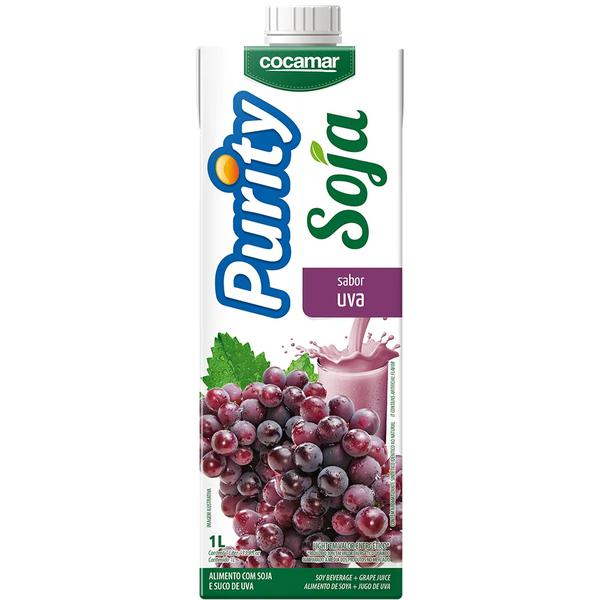 BEBIDA A BASE DE SOJA PURITY 1L UVA