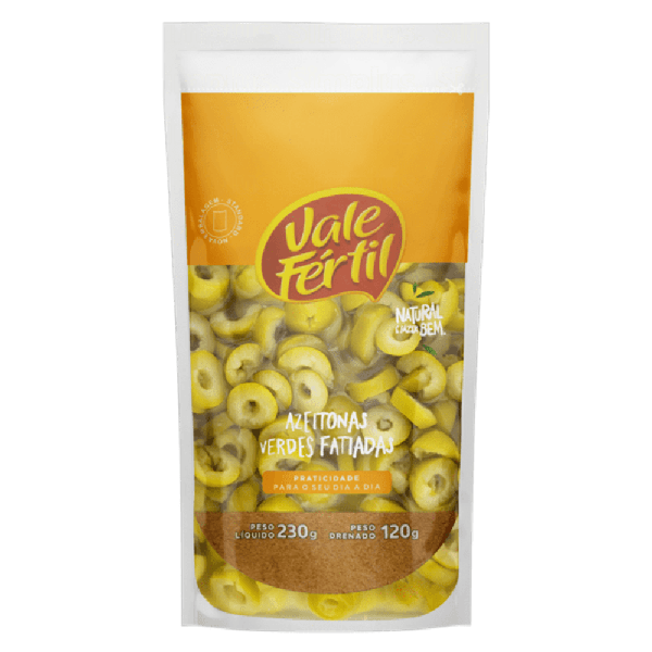 AZEITONA VALE FÉRTIL 120G PTA SACHE FATIADO