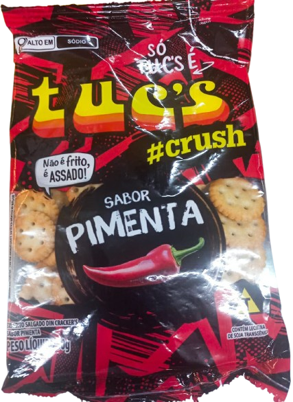 BISCOITO TUCS CRUSH 50G PIMENTA