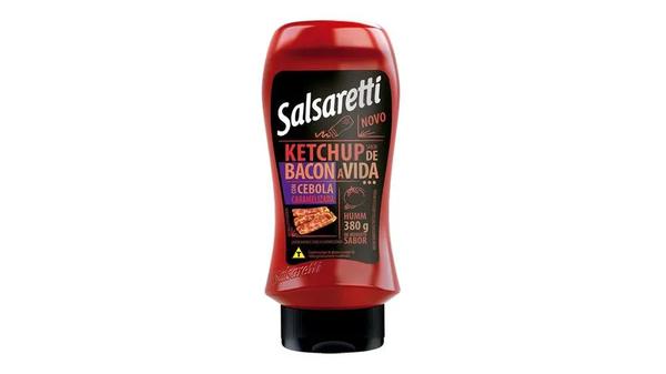 CATCHUP SALSARETTI 380G BACON/ CEB CARAM