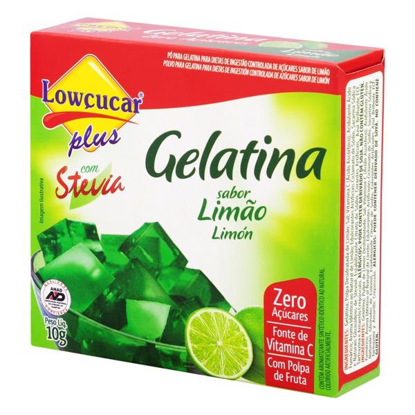 GELATINA ZERO SABOR LIMÃO STEVIA PLUS 10G