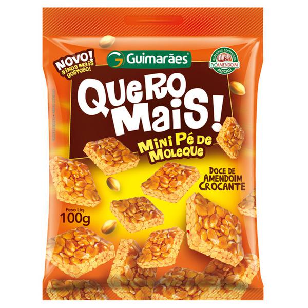 PÉ DE MOLEQUE GUIMARÃES 100G QUERO MAIS