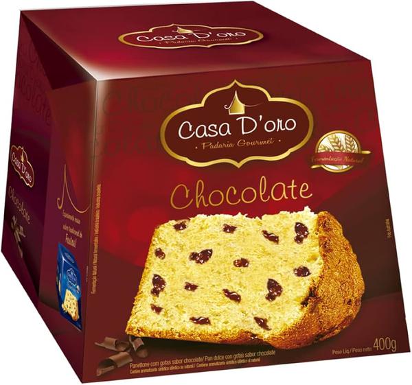 PANETTONE CASA D'ORO 400G GOTAS DE CHOC