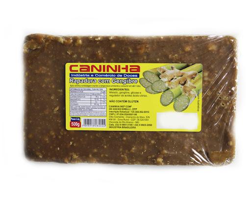 RAPADURA CANINHA 500G C/ GENGIBRE