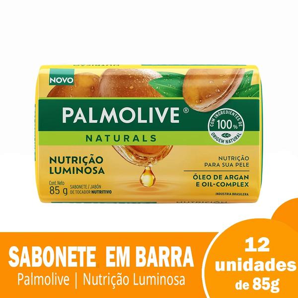 SABONETE PALMOLIVE 85G ÓLEO ARGAN/COMPLEX