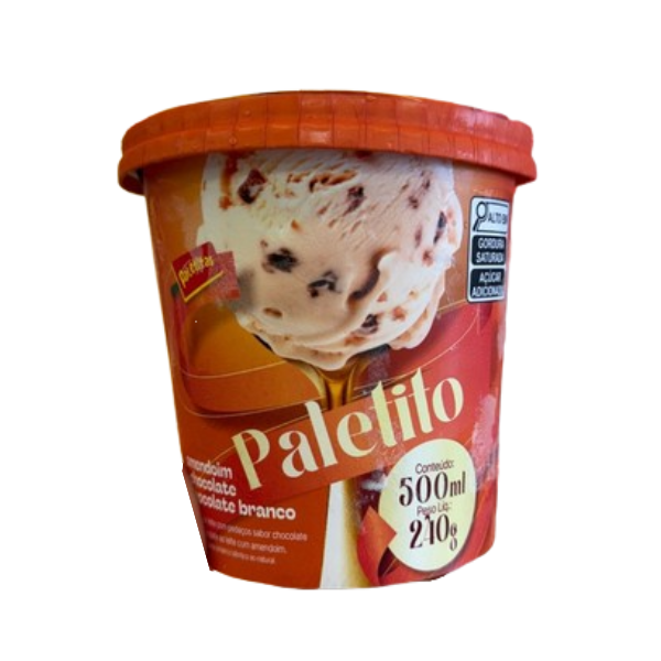 SORVETE PALETITAS 500ML PALETITO PREMIUM