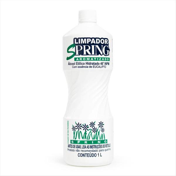 ALCOOL LIMPADOR SPRING AROMATIZADO 46 1lt EUCALIPTO