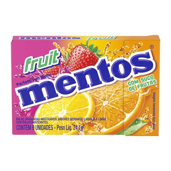 BALA MENTOS 24,1GR 24g FRUIT MIX