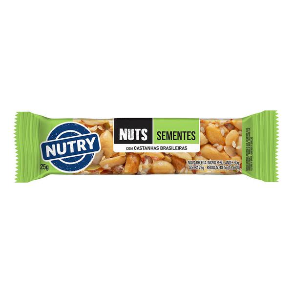 BARRA CEREIAS NUTRY NUTS 25g SEMENTES