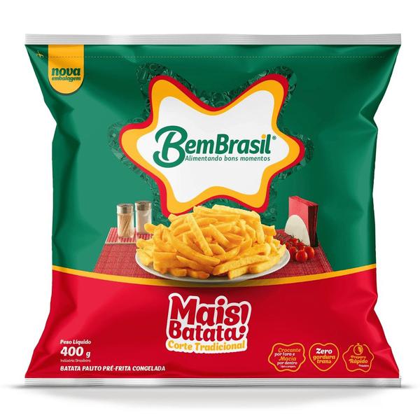 Batata Bem Brasil Tradicional Congelada 400gr