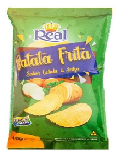 BATATA FRITA REAL 40g CEBOLA E SALSA