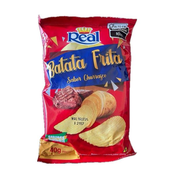 BATATA FRITA REAL 40g CHURRASCO