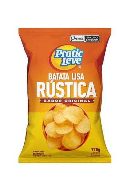 BATATA PRATIC LEVE ONDULADA 170g RUSTICA