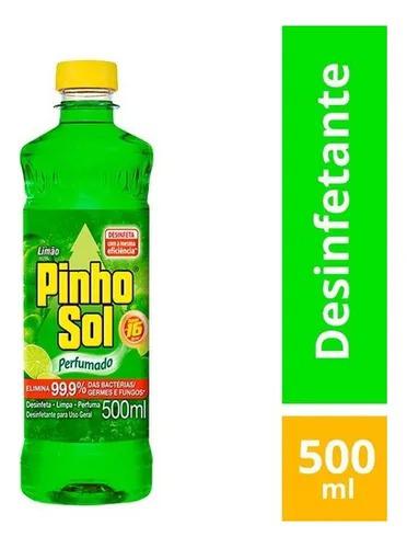 DESINFETANTE PINHO SOL 500ml LIMAO