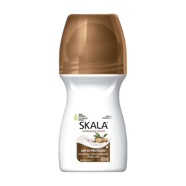 DESODORANTE SKALA ROLL ON 50ml AMENDOA DOCE