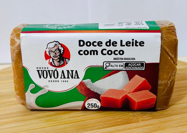 DOCE LEITE VOVO ANA 250g C/COCO