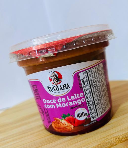 DOCE LEITE VOVO ANA 400g C/MORANGO