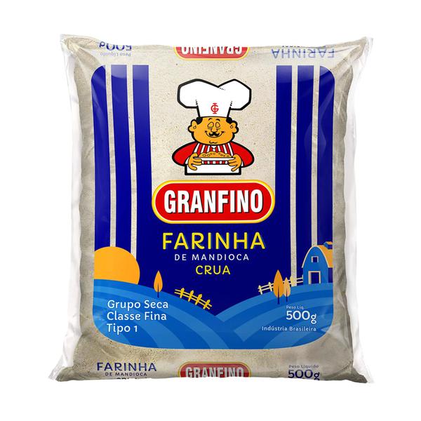Farinha de Mandioca Crua Granfino Pacote 500g