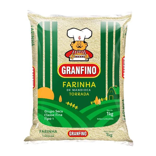Farinha de Mandioca Torrada Granfino Pacote 1Kg