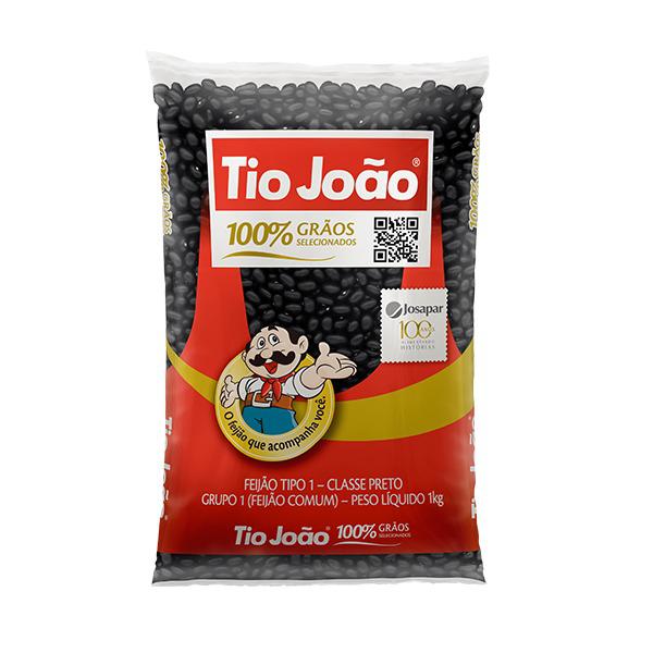 FEIJAO PRETO TIPO 1 TIO JOAO  1kg
