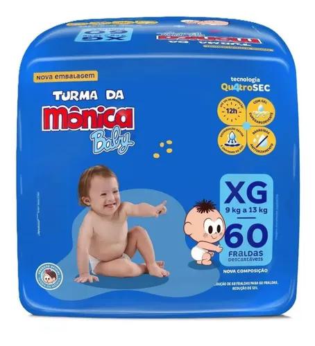 FRALDA T MONICA GIGA XG C/ 60UNIDADES