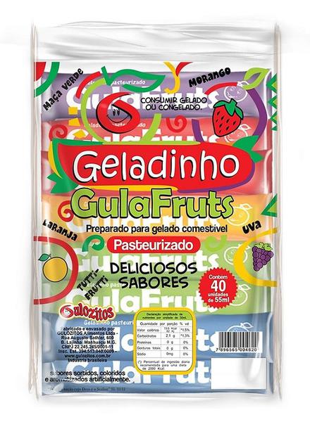 GELADINHOS GULA FRUTS C/40 55ml <<< ANALISE >>>