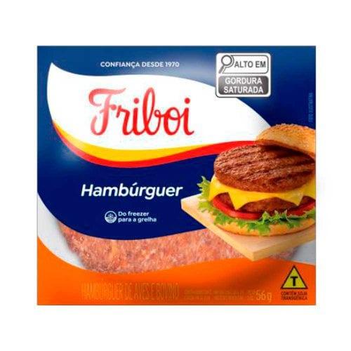HAMBURGUER FRIBOI 56g BOVINO E FRANGO