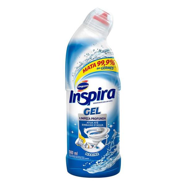 INSPIRA GEL LIMPADOR SANIT. 500ml MARINE