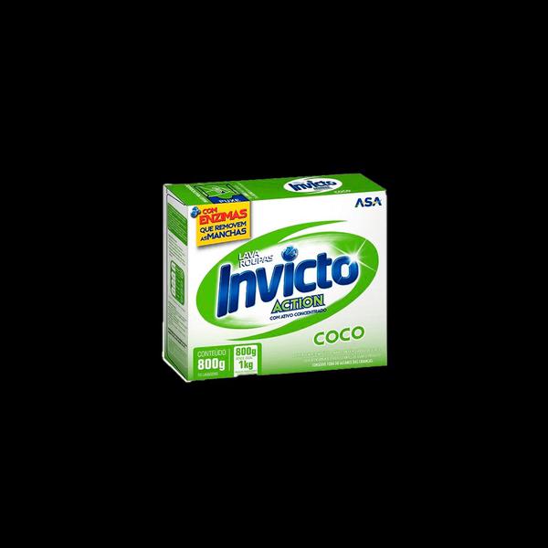 INVICTO DET EM PO ACTION COCO 800G