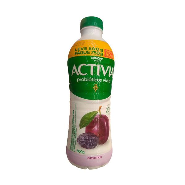 IOGURTE DANONE ACTIVIA 750 +50g AMEIXA <<< ANALISE >>>