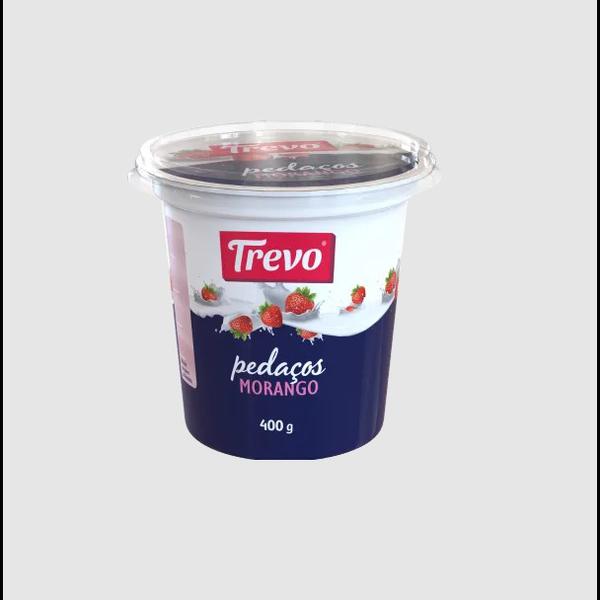 IOGURTE TREVO PEDAÇOS MORANGO 400G g