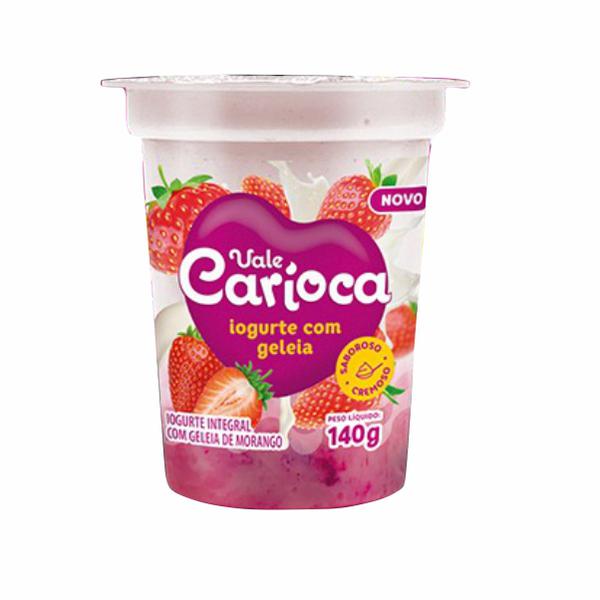 IOGURTE VALE CARIOCA BICAMADA 140g MORANGO