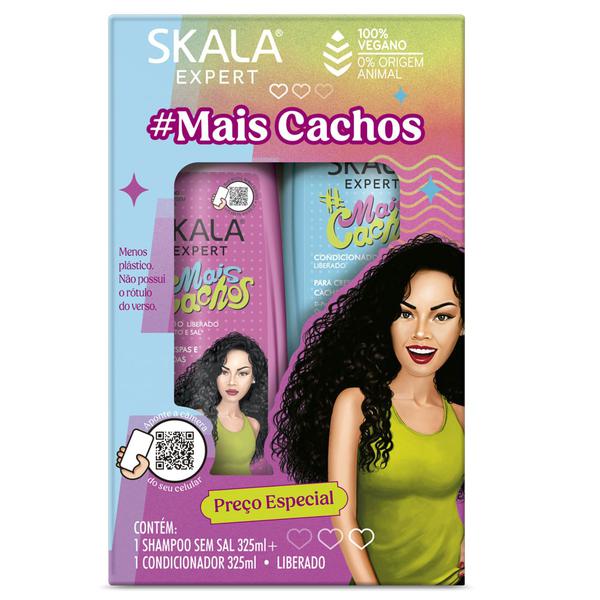 KIT SHAMPOO + CONDICIONADOR SKALA 325ml MAIS CACHOS