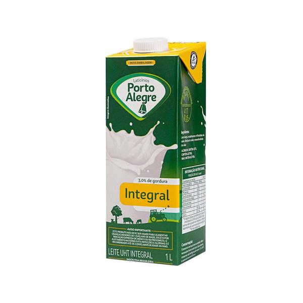 LEITE UHT PORTO ALEGRE 1lt INTEGRAL