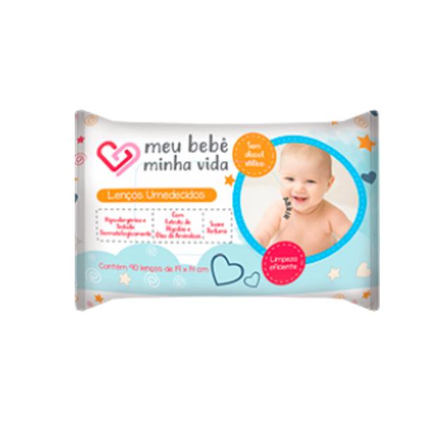 LENCO UMEDECIDO MEU BEBE MINHA VIDA 90un
